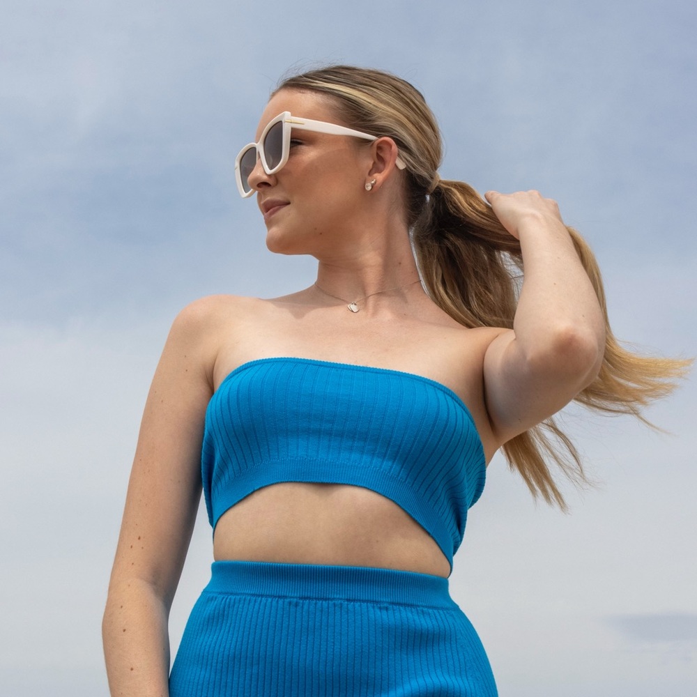 Ribbed Cropped Tube Top